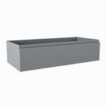 Mondiaz FOGE Meuble sous vasque - 100x45x25cm - 1 tiroir - softclose - 1 découpe au centre - Plata SW1015355