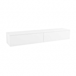 MONDIAZ ALAN MODULE Meuble sous-lavabo - 190x45x30cm - 2 tiroirs - push to open - MDF - Talc mat SW645775