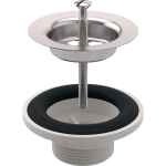 Geberit Wastafel Afvoerplug - rvs (wit) SW259143