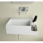 Ideavit SolidDual Lavabo 50x36x15,5cm 0 trous de robinet 1 lavabo Acrylique blanc mat SW383189