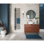 Instamat Cobra Radiateur salle de bain - électrique - 600 watt - 114.1x60cm - tube de collection gauche - supports muraux - blanc standard SW1185826