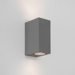 Astro Chios 150 Applique murale 15x6,8x9,2cm IP44 culot GU10 gris structuré SW378163