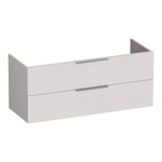 BRAUER Elevate meuble sous-lavabo 120 sans poignées rapportées 2 tiroirs à fermeture douce et 1 découpe pour siphon - sable mat SW1200051