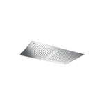 Hotbath Mate Inbouwhoofddouche - 38x70cm rechthoek chroom hoogglans ans - hoogglans chroom SW230611