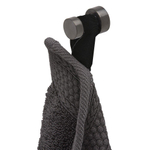 Geesa Nemox Patère Noir métal brossé SW451869
