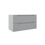 Saniclass Prime Balance Wastafelonderkast - 100x55x44.9cm - 2 lades - Geintegreerde greep - MDF - mat greige (grijs) SW892629
