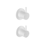 Hotbath Cobber Partie apparente - inverseur 2 voies - Blanc mat SW1117874