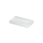 Ink united lavabo 80x11x45cm 1 trou pour robinet évier porcelaine blanc brillant SW454553
