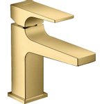 Hansgrohe Metropol Toiletkraan - 100 met push open waste - met voorsprong vaste uitloop 12.7cm - glans goud SW297554
