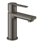 GROHE Lineare New waterbesparende wastafelkraan XS-size met temperatuur begrenzer en klikwaste brushed hard graphite SW444106