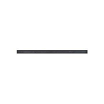 Terravito Alrivo Round carreau mural - 1.5x30cm - 8mm - Rectangle - Noir Brillant SW679878