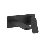 Crosswater Glide II Inbouw wastafelkraan - 20cm uitloop - met hendel - mat zwart SW648382