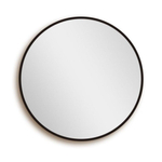 Saniclass Retro Line miroir – Ø 60 cm – Noir mat SW643423