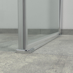 Marenza Neptune Douchecabine - 1 draaideur - Zijwand - 80x80x200cm - 6mm veiligheidsglas - anti kalk - chroom SW238230