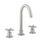 Crosswater MPRO Crosshead Wastafelkraan - met kruisgreep geborsteld - RVS SW648398