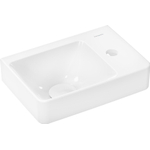Hansgrohe Xelu Q wastafel - 36x25x11.5cm - planchet rechts - 1 kraangat - wit SW1009835