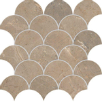 SAMPLE Edimax Astor Golden Age - Carrelage mural - écaille de poisson - Beige mat (marron) SW735673