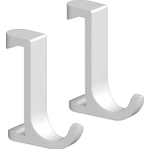 Hansgrohe WallStoris Crochet porte-serviettes 1x3.9x3.3cm 2 pièces Blanc mat SW651478