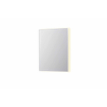 INK SP32 spiegel - 60x4x80cm rechthoek in stalen kader incl indir LED - verwarming - color changing - dimbaar en schakelaar - mat wit SW955909