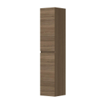 INK Armoire de salle de bains - 35x37x169cm - 2 portes - ouverture à gauche et à droite - sans poignée - bande de chant en bois - MFC Chêne pur SW439269