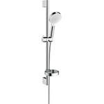 Hansgrohe Crometta vario ensemble de douche 65cm avec porte-savon blanc chrome SW73216