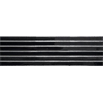 Vtwonen Tegels Rib Wandtegel - 13.4x45cm - 9.0mm - Azabache SW1174874