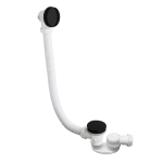 Crosswater MPRO Badafvoer - met ondiepe sifon mat zwarte afwerking - mat zwart SW444696