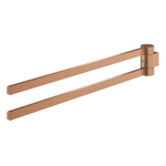 Grohe Selection Handdoekhouder - 40cm - dubbel - draaibaar - brushed warm sunset (koper) SW444385