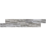 Kerabo carreau de mur gris roche 7,5x38,5 cm aspect pierre naturelle gris mat SW359898