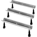 Duravit Divers poten - voor bad/douchebak per - 3 stuks breedte >150cm - zilver 0313476