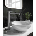 Crosswater 3ONE6 Wastafelkraan - verhoogd - uitloop 19cm - geborsteld RVS SW876111