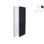 Sanicare radiateur design denso 180 x40 cm noir mat SW420032