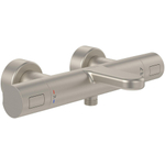Villeroy & Boch Universal Taps & Fittings Robinet de baignoire - thermostatique - Nickel brossé mat (aspect inox) SW974270