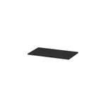 INK Topdeck Wastafelblad - 80x45x2cm - tbv onderkast - MDF lak - Mat zwart SW352359