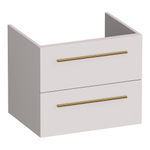 BRAUER Trust wastafelonderkast 60 excl. opbouwgrepen 2 softclose lades en 1 sifon uitsparing - mat zand SW1204036