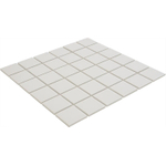 La Mosaic Factory London carreau mosaïque - 30,9x30,9cm - carrelage mural et de sol - Carré - Porcelaine Super White Mat SW62226