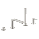 GROHE Lineare New afbouwdeel voor 4-gats badrandcombinatie m. baduitloop met handdouche en doucheslang 200cm supersteel SW97559