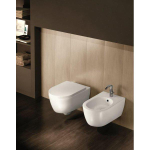 Royal Plaza Primo WC suspendu - 48.5cm - sans bride - racourci - avec abattant softclose - déclipsable - blanc mat SW1122532