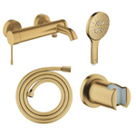 GROHE Essence Badset - badkraan - handdouche - handdouchehouder - doucheslang - brushed cool sunrise SW1574564