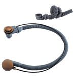 Fortifura Calvi Ensemble vidage de baignoire - commande rotative - Cuivre brossé PVD (Cuivre) SW1027197