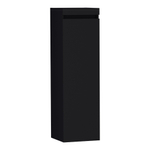 BRAUER Solution Badkamerkast - 120x35x35cm - 1 greeploze linksdraaiende deur - MDF - mat zwart SW370780