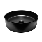 Wiesbaden Link waskom rond 40 x 12 cm keramiek mat zwart SW373883