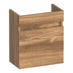 BRAUER Joy Wavy meuble lave-mains - 40x45x22cm - avec 1 porte sans poignée ouvrant à droite Honey SW1201267