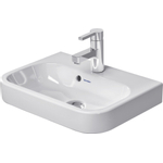 Duravit HappyD 2 lavabo pour meuble avec trop-plein avec trou de robinetterie 50x36cm blanc SW54282