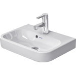 Duravit HappyD 2 Lave-main pour meuble 50x36cm avec trou de robinet et trop-plein blanc SW54282