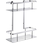 Smedbo Sideline Porte-savon 32.2x25cm double chrome SW679895