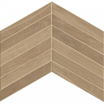 Terravito Elmare carreau mural et de sol - 7.5x45cm - 9mm - Rectangle - effet bois - chevron naturel mat SW536607