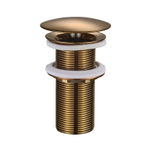 Wiesbaden UniMatch bouchon de vidange ouverte prolongée 5/4" cuivre bronze brossé PVD SW970152
