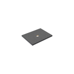Thebalux Type wastafelblad 60x46cm frame mat zwart Keramiek Dark Grey SW765896