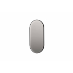 INK SP21 spiegel – ovaal – 80x40 cm – indirecte LED – spiegelverwarming – Metal black geborsteld (antraciet) SW955885